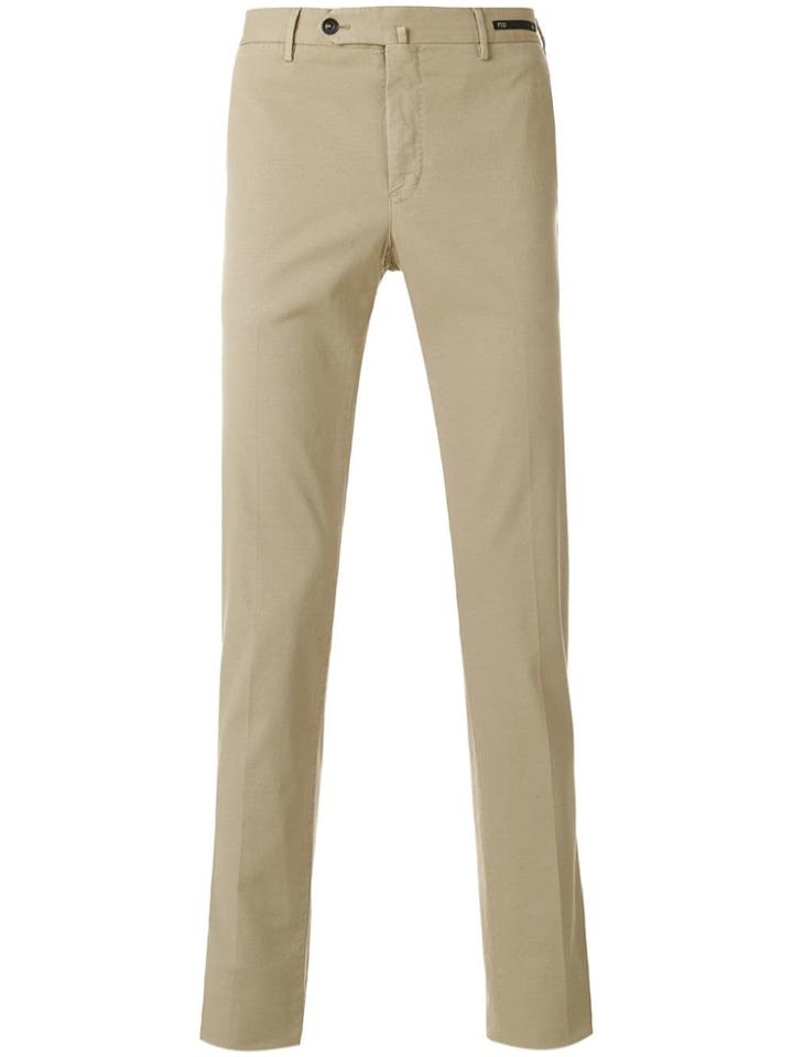 Pt01 Classic Tailored Trousers - Neutrals