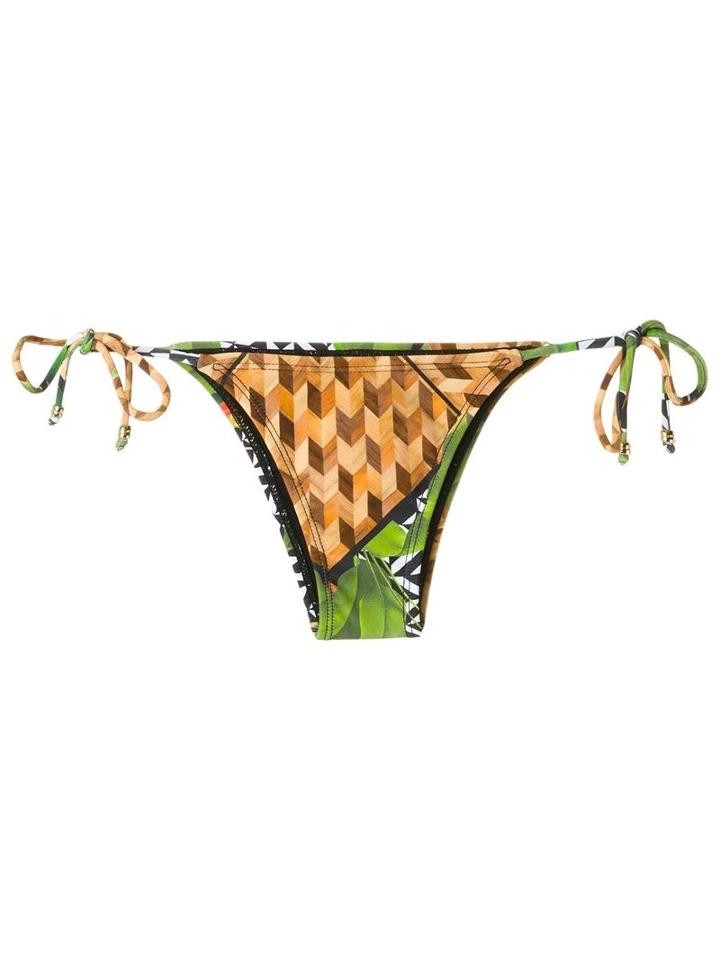 Blue Man Printed Bikini Bottom, Women's, Size: Pp, Lyocell