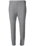 Neil Barrett Cropped Checked Trousers - Grey