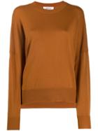 Enföld Side Slit Knit Top - Brown