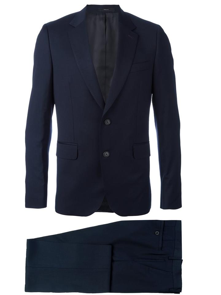 Paul Smith Slim Fit Suit, Men's, Size: 46, Blue, Cupro/wool