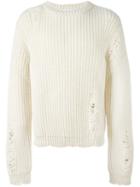 J.w. Anderson Distressed Ribbed Jumper