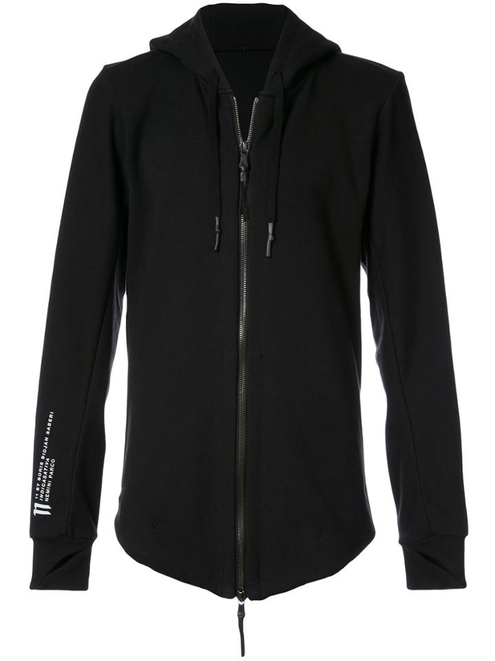 11 By Boris Bidjan Saberi Hooded Logo Jacket - Black