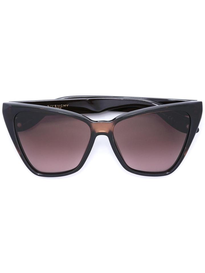 Givenchy Eyewear Oversized Square Frame Sunglasses - Brown