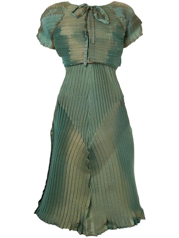 Issey Miyake Vintage Iridescence Two-pieces Suit - Green