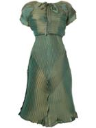 Issey Miyake Vintage Iridescence Two-pieces Suit - Green