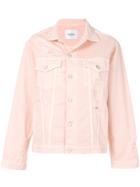 Dondup Distressed Denim Jacket - Pink & Purple
