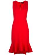 Alice+olivia Ruffled Hem Dress - Red