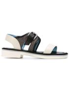 Studio Pollini Mesh Detail Sandals