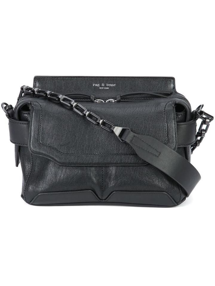 Rag & Bone (ivory) - Chain Strap Crossbody Bag - Women - Acetate - One Size, Acetate