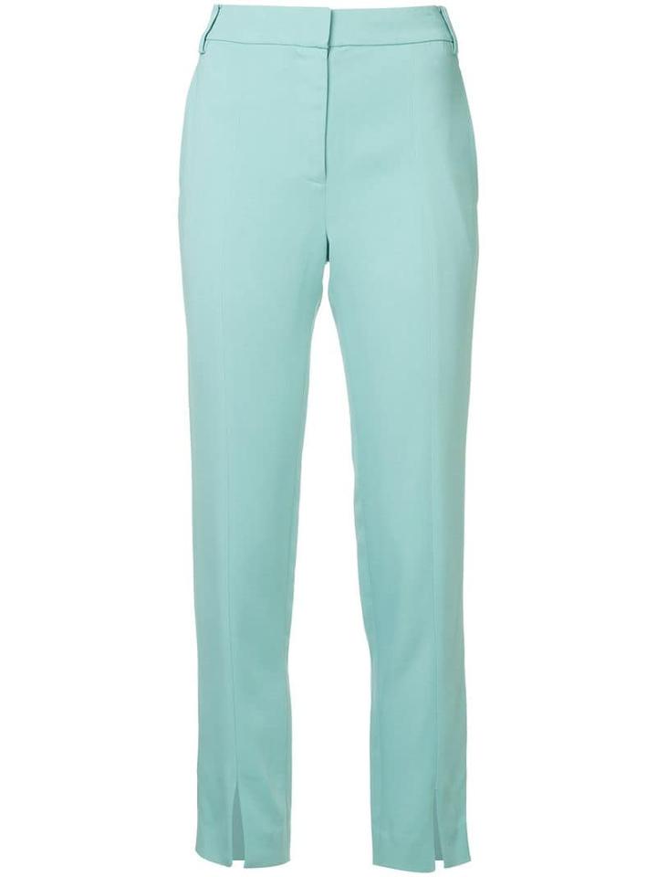 Tibi Slim Fit Trousers - Blue