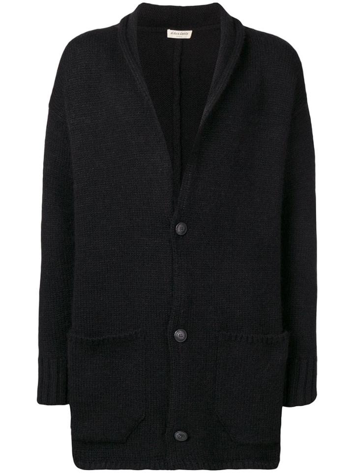 Al Duca D'aosta 1902 Buttoned Midi Cardigan - Black