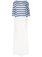 Ermanno Scervino Layered Pleated Dress - White