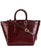 Aspinal Of London Double Handle Tote Bag - Red
