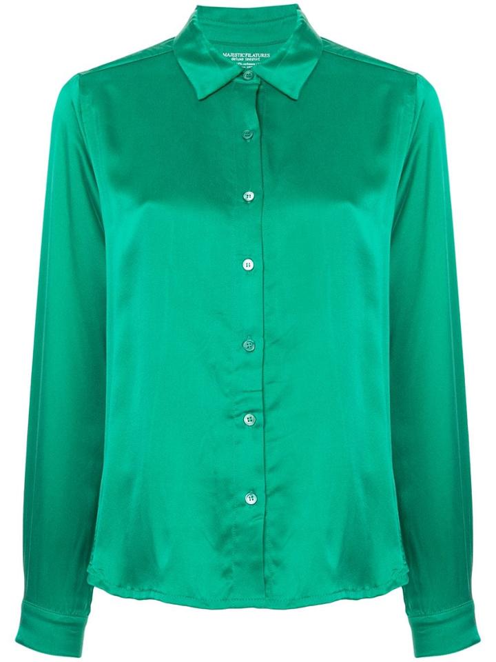 Majestic Filatures Longsleeved Shirt - Green