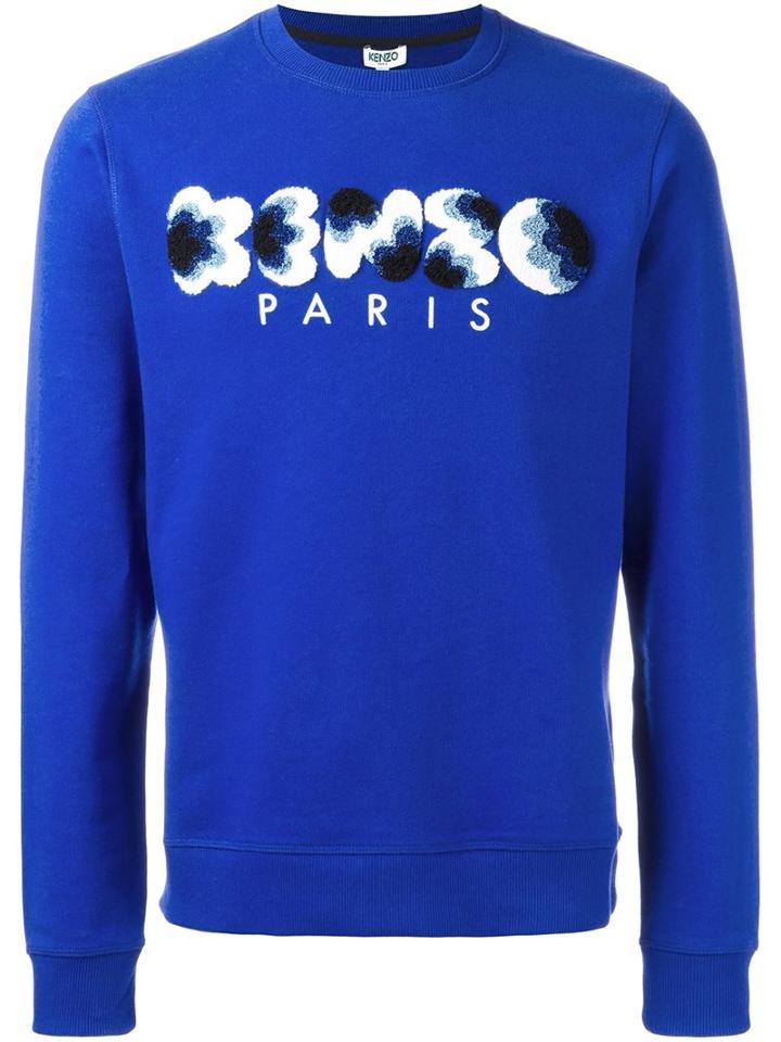 Kenzo 'popcorn' Sweatshirt, Men's, Size: Xxl, Blue, Cotton
