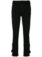 J Brand Cropped Slim Fit Jeans - Black