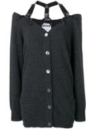 Moschino Loose Fitted Cardigan - Grey