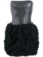 Balmain Paris Embellished Dress - Black
