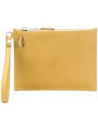 Rick Owens Zip Clutch - Green