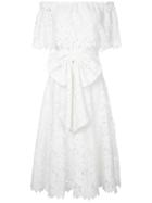 Bambah Lace Off Shoulder Dress - White