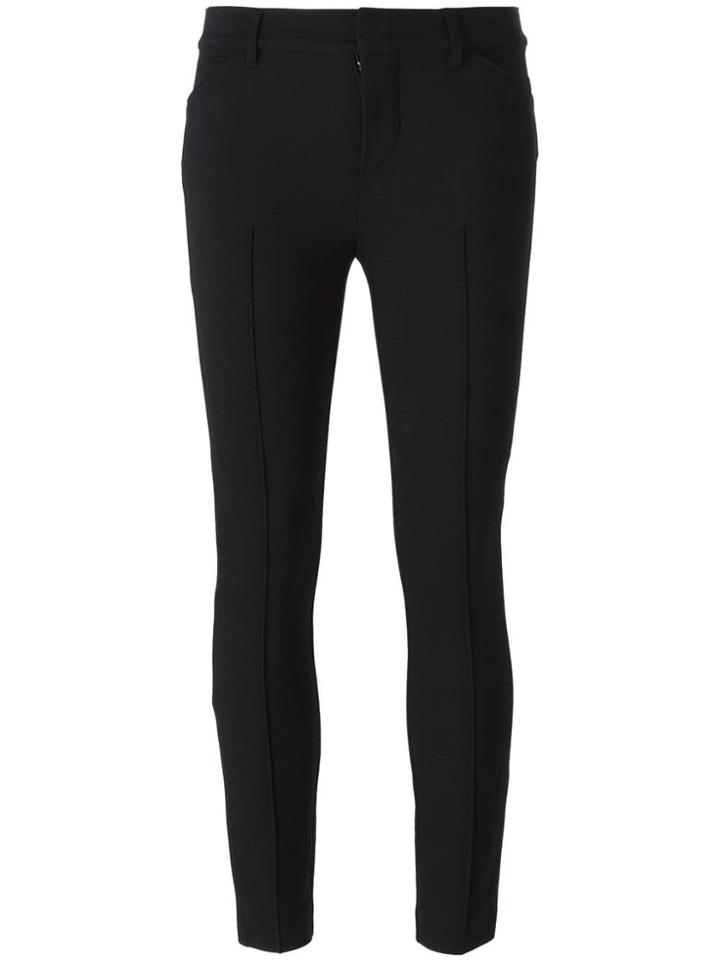 J Brand 'liana' Cropped Trousers - Black
