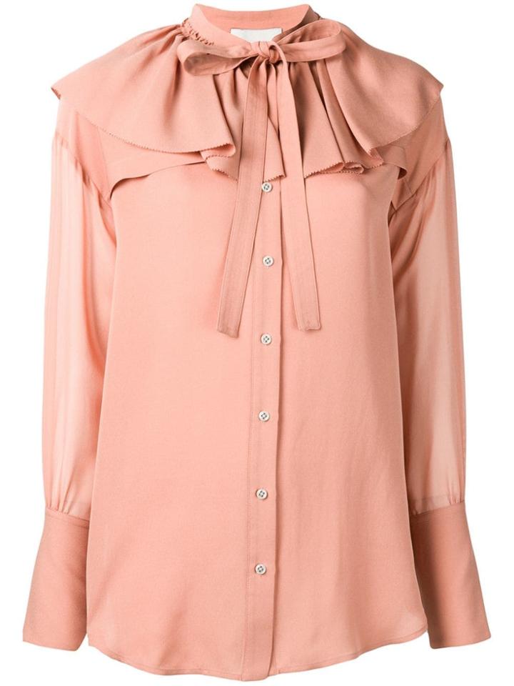 3.1 Phillip Lim Pussybow Blouse - Orange