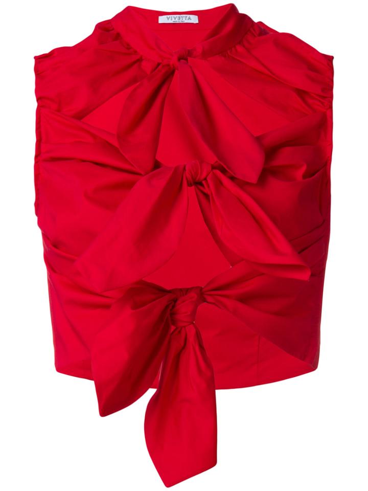 Vivetta Triple Knot Top - Red