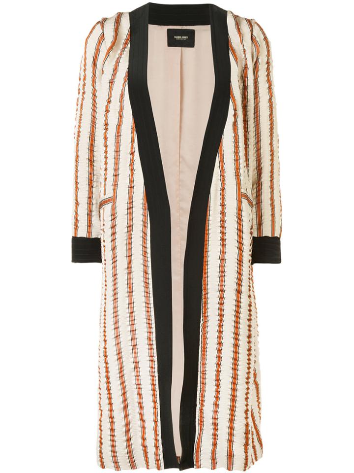 Rachel Comey Striped Open-front Kimono - Brown