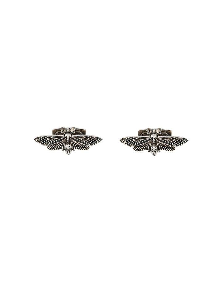 Alexander Mcqueen Skull Moth Cufflinks