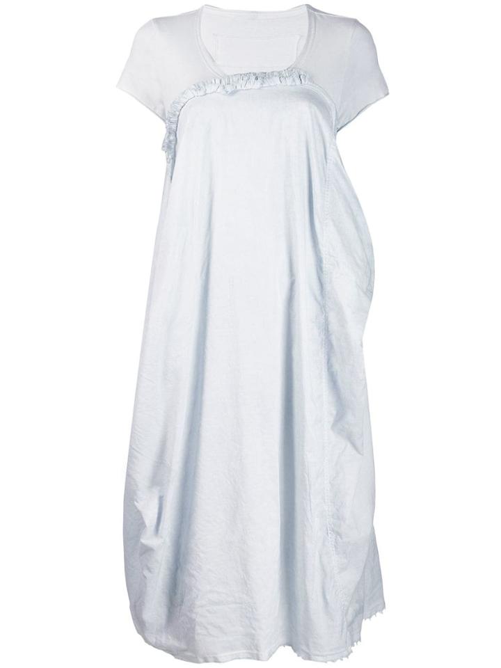 Rundholz Black Label Ruffle T-shirt Dress - Blue