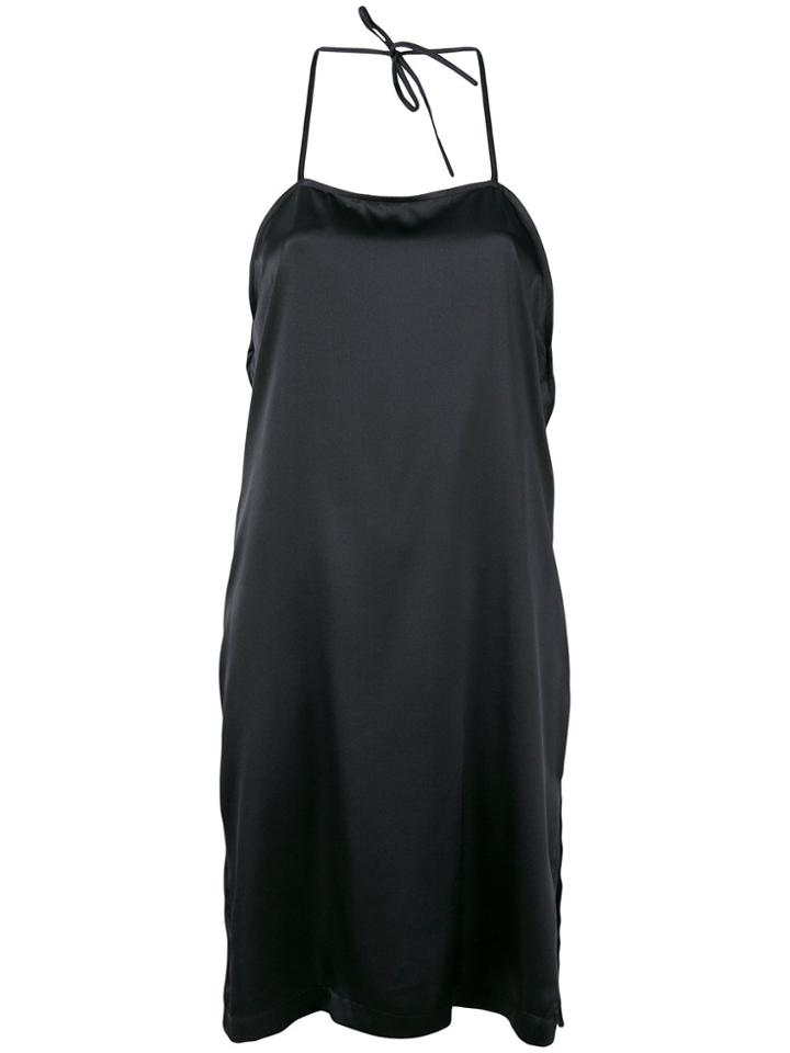 Sartorial Monk Fitted Halterneck Dress - Black