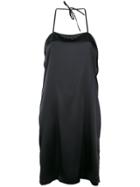 Sartorial Monk Fitted Halterneck Dress - Black