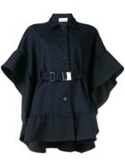 Red Valentino Oversized Belted Jacket - Blue