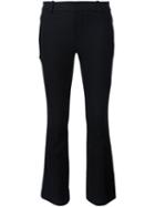 Derek Lam 10 Crosby Cropped Trousers, Women's, Size: 6, Black, Cotton/spandex/elastane
