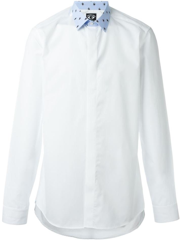 Kenzo Eye Print Collar Shirt