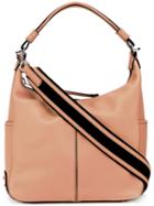 Tod's Studded Trim Tote Bag, Pink/purple, Calf Leather