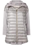 Herno Padded Front Hooded Jacket - Grey