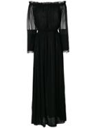 Loyd/ford Off Shoulder Long Dress - Black