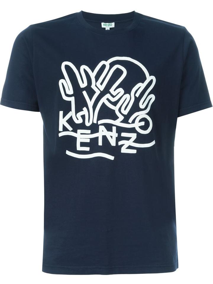 Kenzo 'dancing Cactus' T-shirt