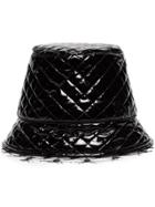 Maison Michel Souna Vinyl Bucket Hat - Black