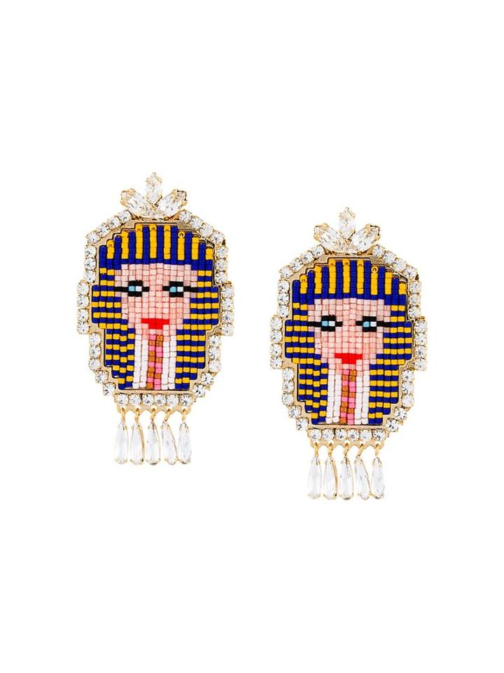 Shourouk 'pharaoh' Clip-on Earrings