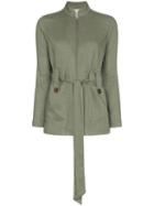 Usisi Alma Belted Jacket - Green