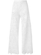 Ermanno Scervino - Lace Beach Trousers - Women - Polyester - 40, White, Polyester