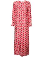 La Doublej Flower Print Maxi Dress - Red