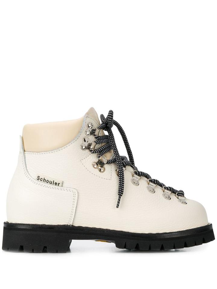 Proenza Schouler Hiking Boots - White