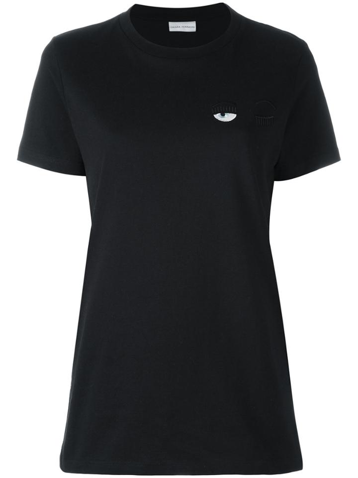 Chiara Ferragni Winking Eye T-shirt - Black