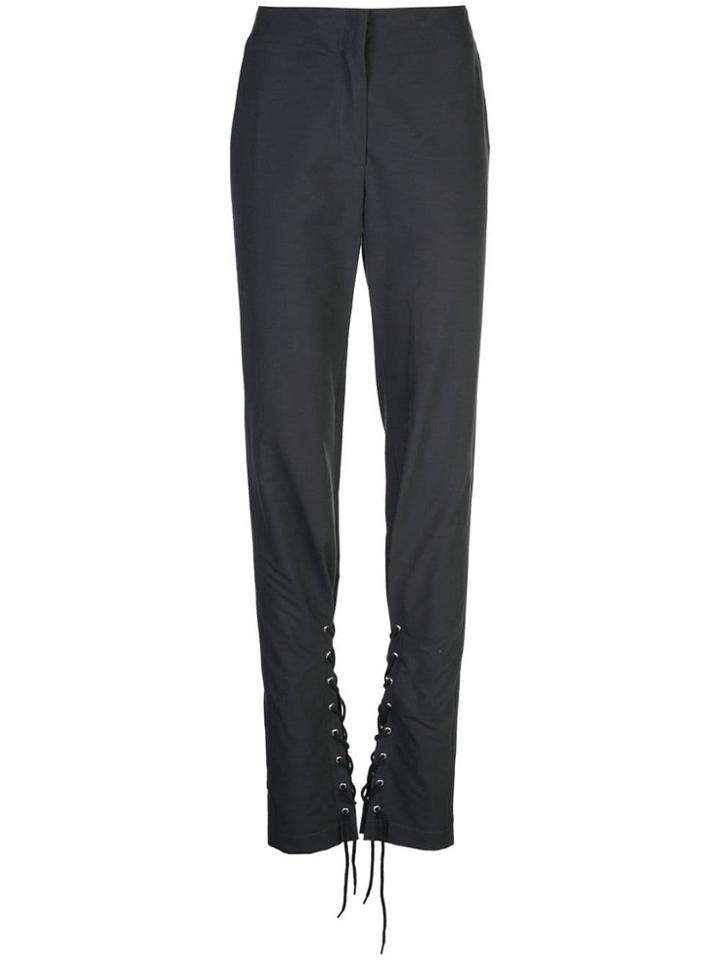Lemaire Laced Fitted Tousers - Blue