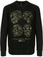 Blackbarrett Skull Print Sweatshirt