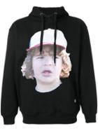 Ih Nom Uh Nit Printed Face Hoodie, Men's, Size: Xl, Black, Cotton/polyester